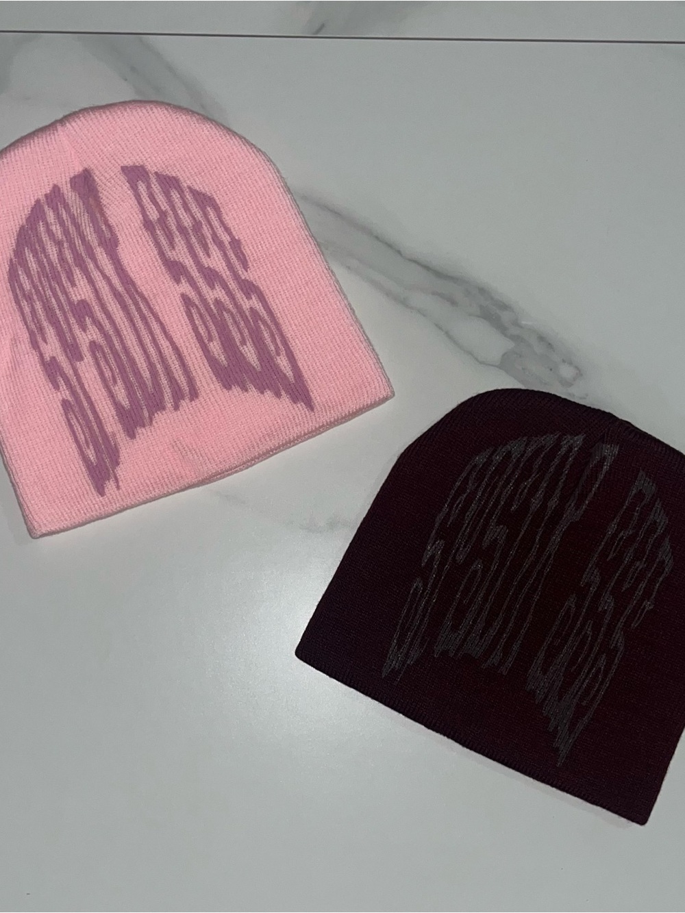 Spider Worldwide Sp5der Longlegs Beanie Set Maroon/Pink FW21